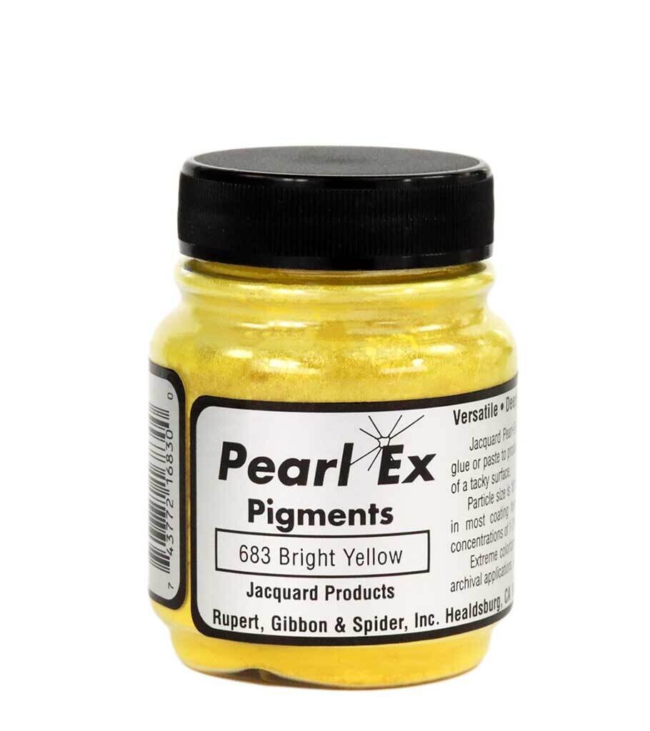 JACQUARD PEARL EX .50 OZ POWDERD PIGMENT 683 BRIGHT YELLOW