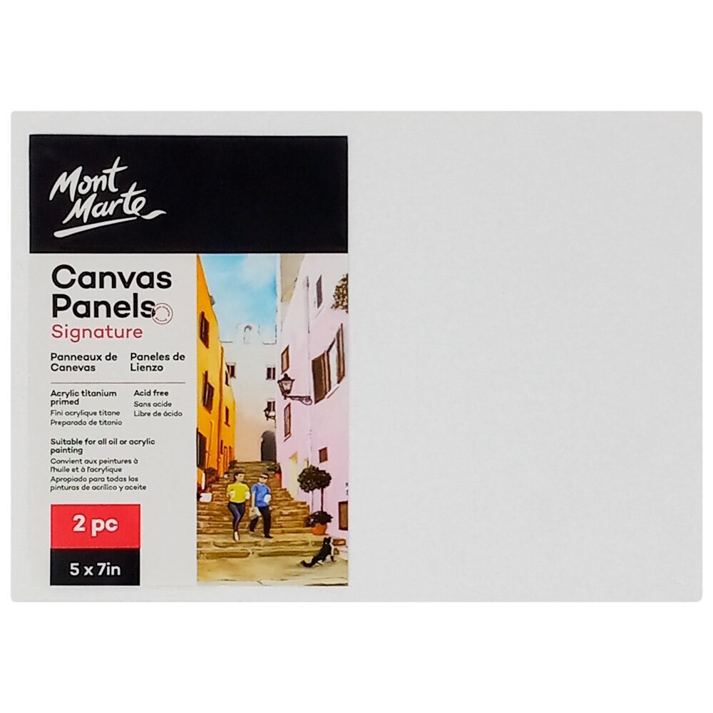 MONT MARTE Canvas Panels Pkt 2 5 x 7 inch - Store - My Art &More Store