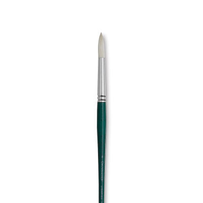 GAINSBOROUGH OIL/ACRY WHITE BRISTLE LONG HANDLE ROUND 8