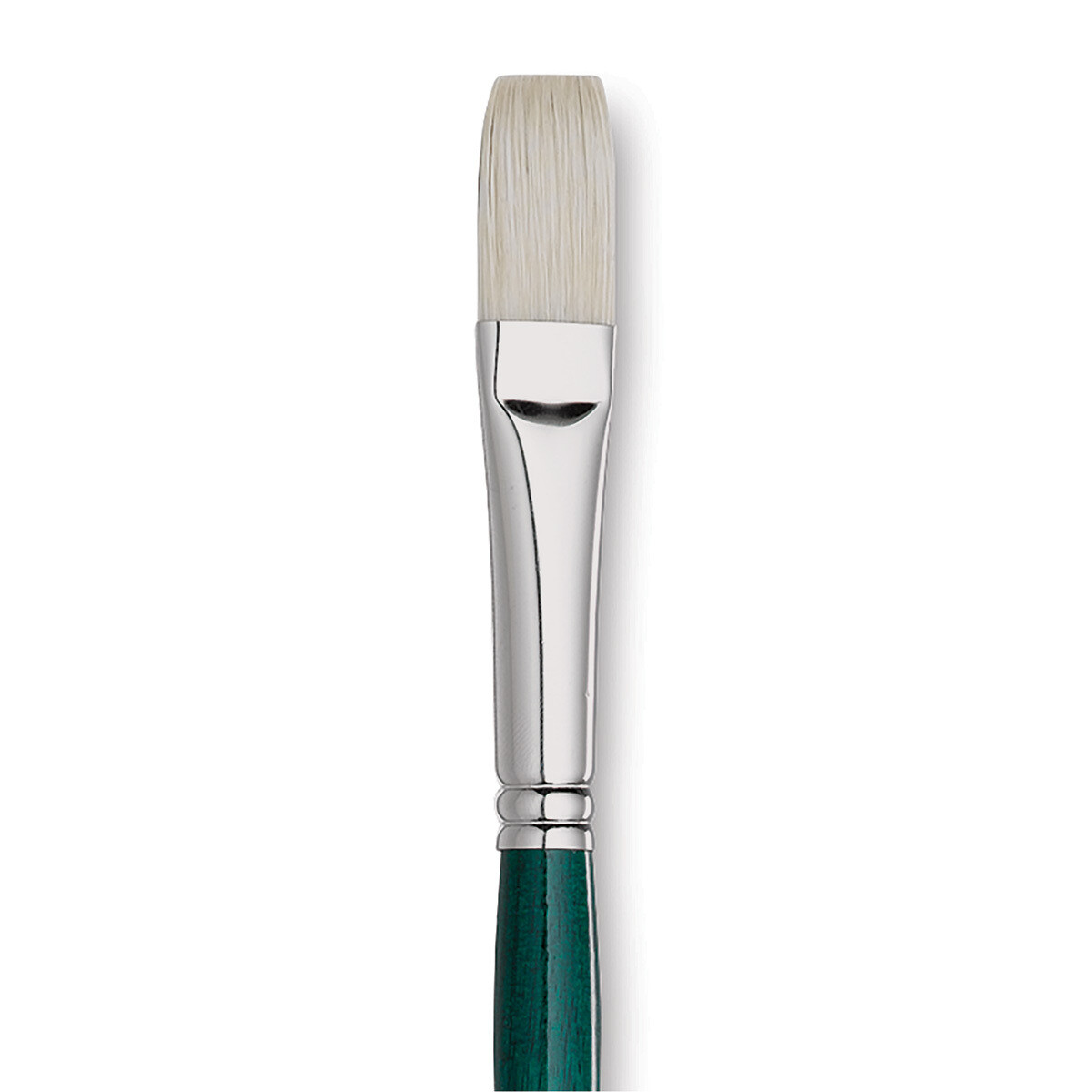 GAINSBOROUGH OIL/ACRY WHITE BRISTLE LONG HANDLE FLAT 10