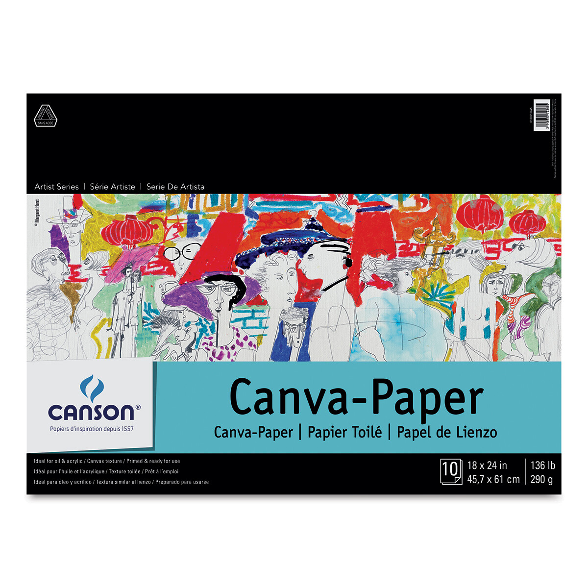 CANSON FOUNDATION SERIES  CANVA-PAPER PAD 18 X 24