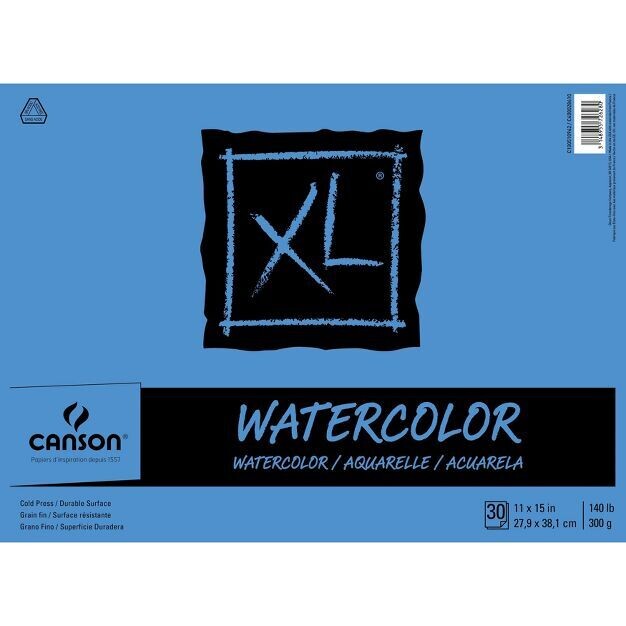 Canson XL Series: Watercolor 30 Sheet 11X15 PAD - Store - My Art &More Store
