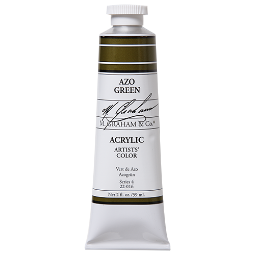M GRAHAM AZO GREEN 60ML TUBE ACRYLIC