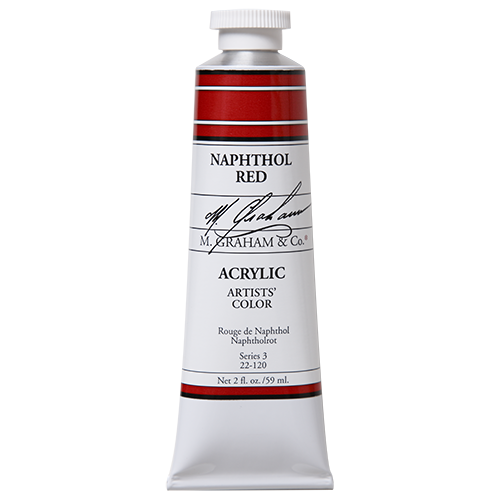 M GRAHAM NAPHTHOL RED 60ML TUBE ACRYLIC