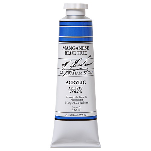 M GRAHAM MANGANESE BLUE HUE 60ML TUBE ACRYLIC