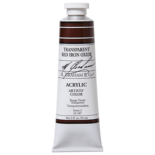 M GRAHAM TRANS RED IRON OXIDE 60ML TUBE ACRYLIC