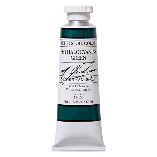 M GRAHAM PHTHALO GREEN 37ML OIL COLOR