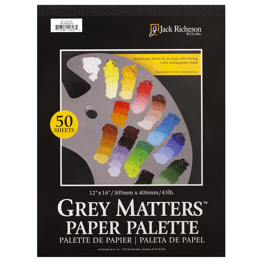 Jack Richeson Grey Matters Paper Palettes 12X16