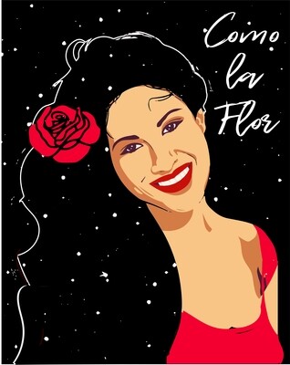 Selena Como La Flor Sip &amp; Paint Kit