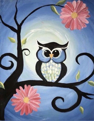 Owl Sip &amp; Paint Kit