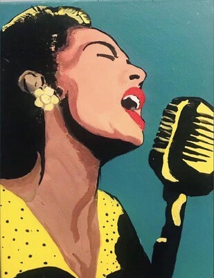 Billie Holiday Sip &amp; Paint Kit