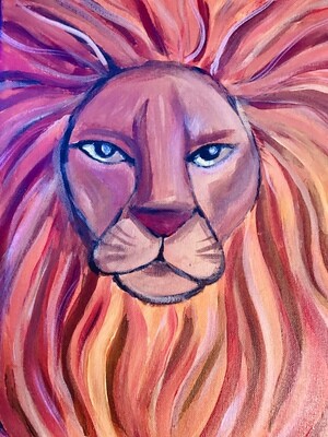 Lion Sip &amp; Paint Kit