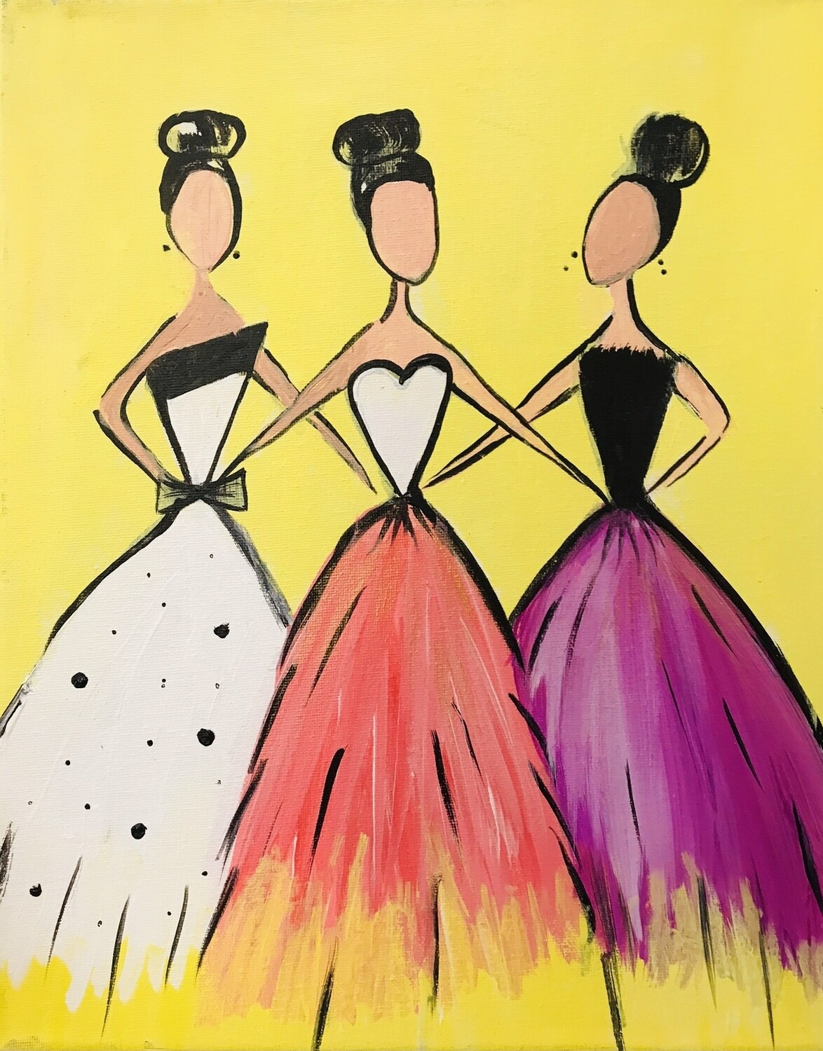 Bridesmaids Sip &amp; Paint Kit