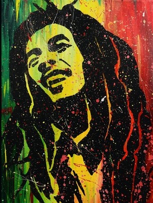 Bob Marley Sip &amp; Paint Kit