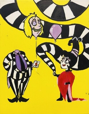 Beetlejuice Sip &amp; Paint Kit