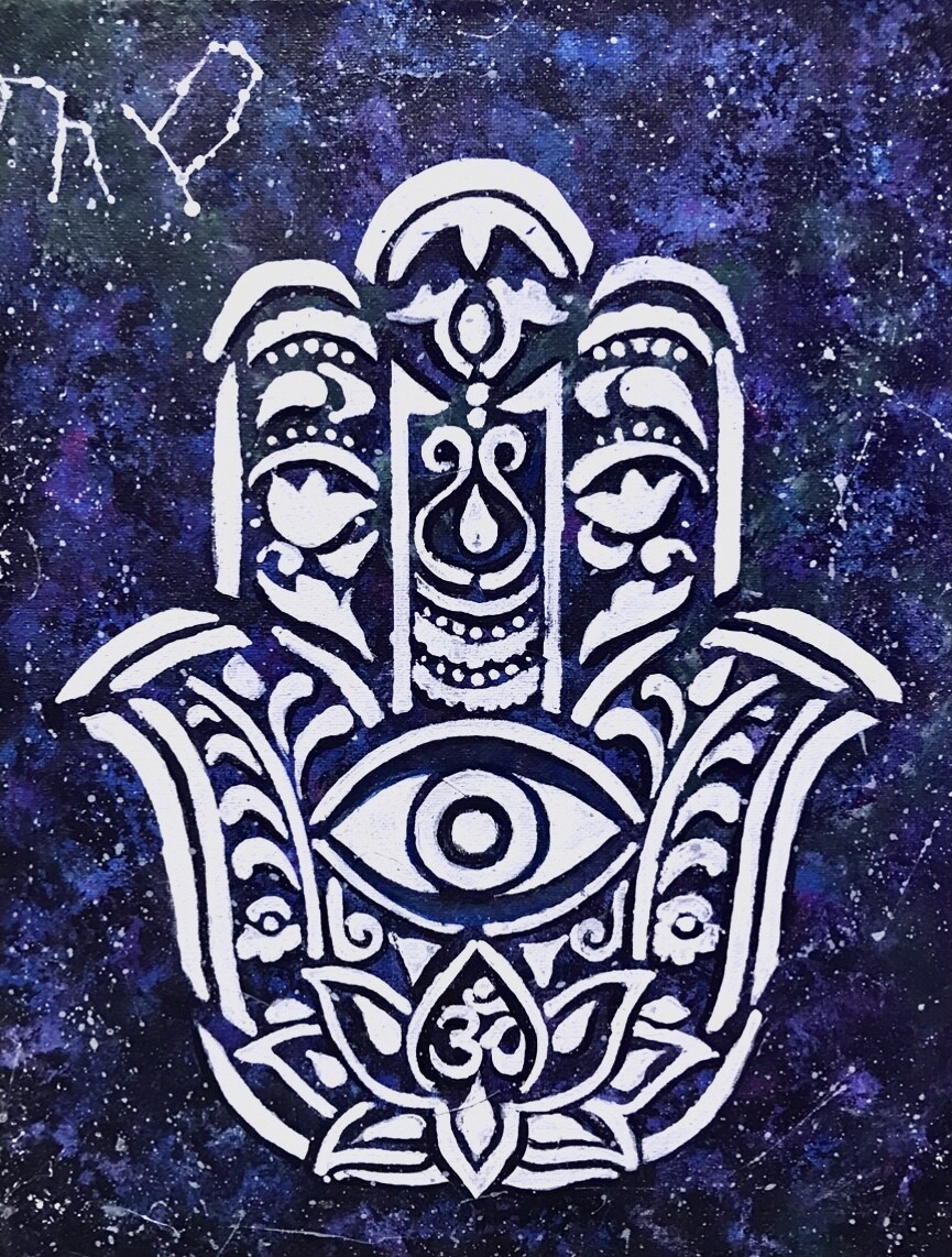 Hamsa Sip &amp; Paint Kit