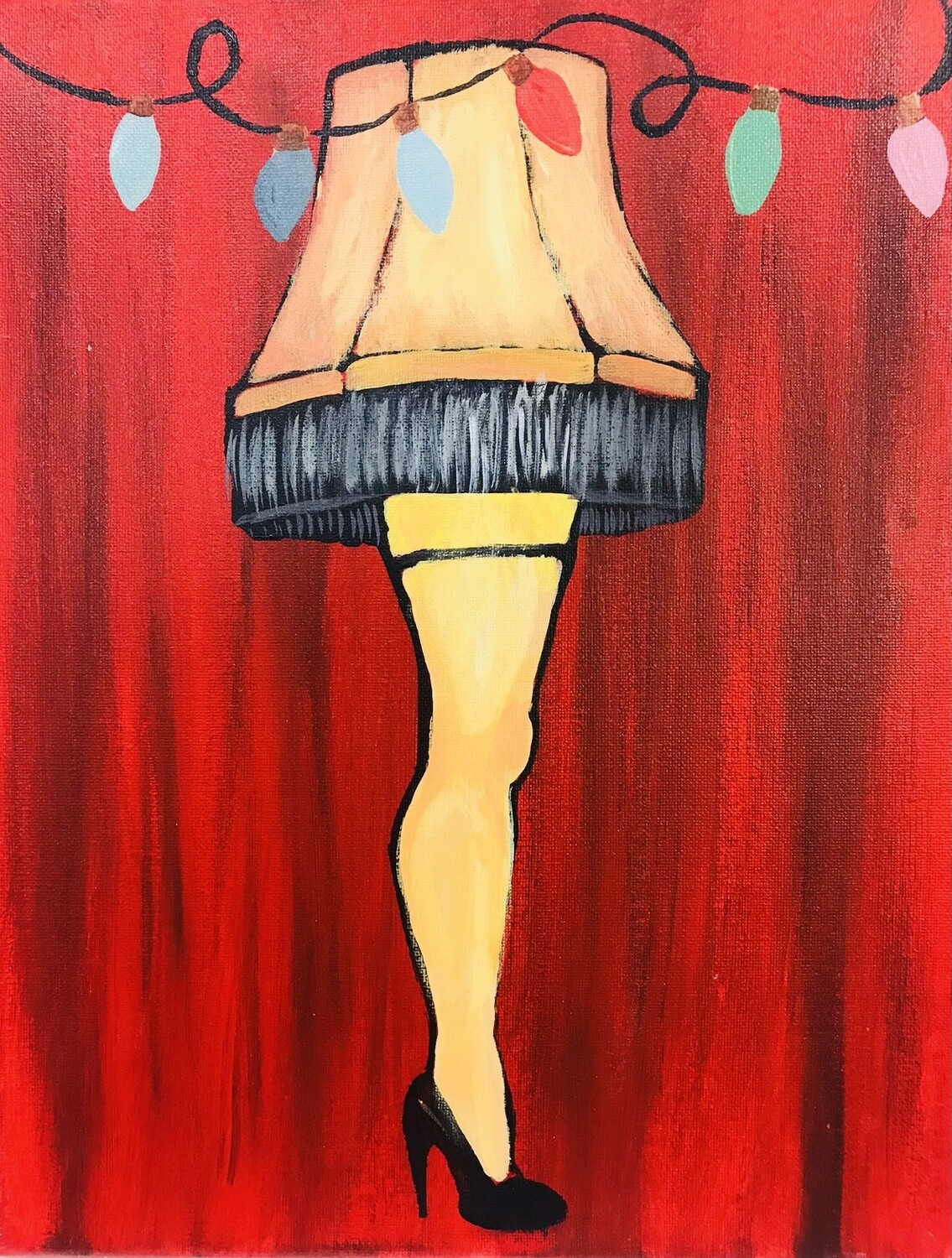 Leg Lamp Sip &amp; Paint Kit