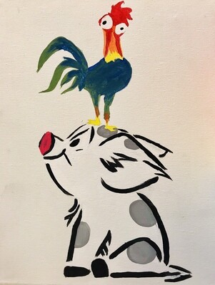 Moana Sip &amp; Paint Kit