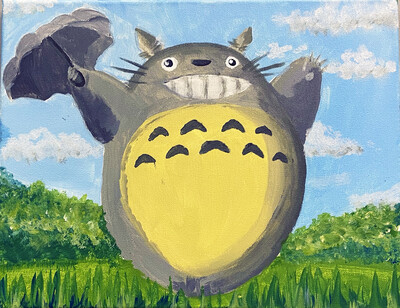 Totoro Sip &amp; Paint Kit