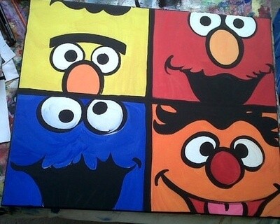 Sesame Street Sip &amp; Paint Kit
