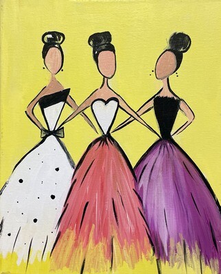 Bridesmaids Sip &amp; Paint Kit