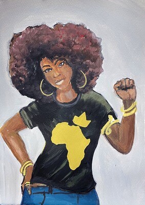 African Queen 2 Sip &amp; Paint Kit