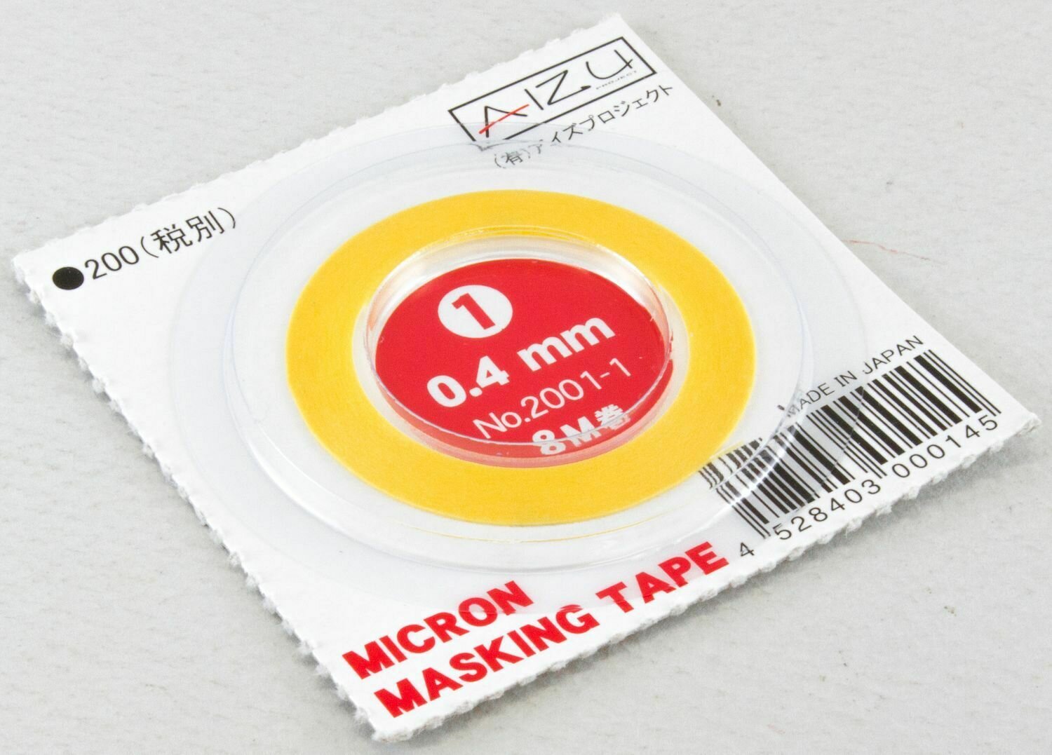 MICRON MASKING TAPE n� 1 - 0.4MM X 8M