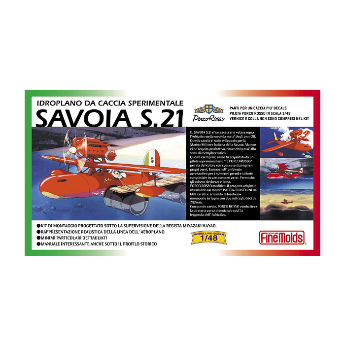 SAVOIA S.21 SEAPLANE PORCO ROSSO