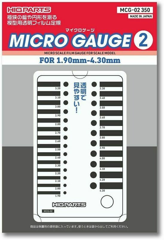 MICRO CALIBRE N� 2 PARA MEDIDAS ENTRE 1.9 Y 4.3 MM