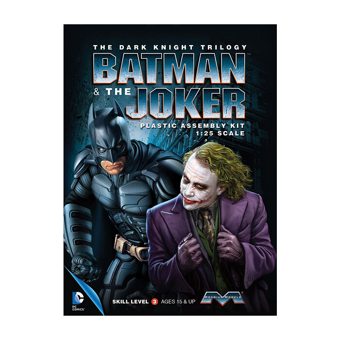 THE DARK KNIGHT TRILOGY BATMAN & JOKER FIGURE SET