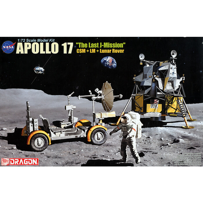 APOLLO 17 THE LAST J-MISSION: CSM + LM + LUNAR ROVER