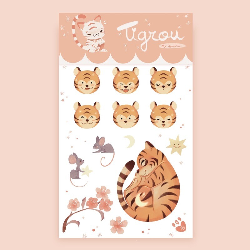 Tiger Sticker pack