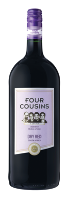 FOUR COUSINS DRY RED SINGLE 1.5L