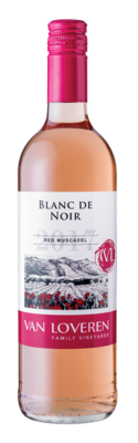 VAN LOVEREN BLANC DE NOIR RED MUSCADEL - 6 x 750ml VAN LOVEREN BLANC DE NOIR RED MUSCADEL - 6 x 750ml