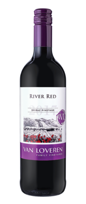 VAN LOVEREN RIVER RED SHIRAZ/PINOTAGE - 6 x 1.5L VAN LOVEREN RIVER RED SHIRAZ/PINOTAGE - 6 x 1.5L
