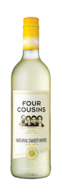 FOUR COUSINS NATURAL SWEET WHITE - 12 x 750ml FOUR COUSINS NATURAL SWEET WHITE - 12 x 750ml