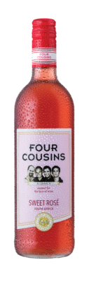 FOUR COUSINS NATURAL SWEET ROSE - 12 x 750ml FOUR COUSINS NATURAL SWEET ROSE - 12 x 750ml