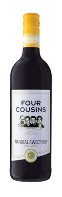 FOUR COUSINS NATURAL SWEET RED - 12 x 750ml FOUR COUSINS NATURAL SWEET RED - 12 x 750ml