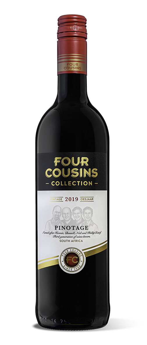 FOUR COUSINS COLLECTION PINOTAGE - 6 x 750ml