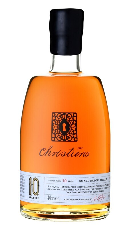 CHRISTIENA BRANDY 10 YEAR SINGLE 750ml