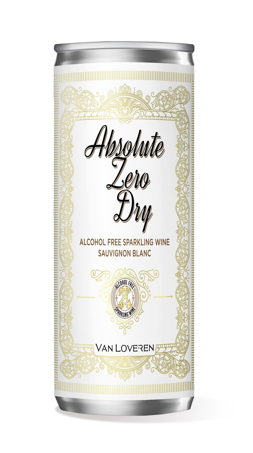 ABSOLUTE ZERO DRY ALCOHOL FREE SPARKLING CAN - 24 x 250ml