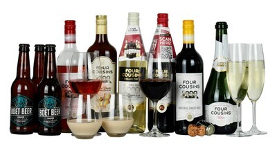 FOUR COUSINS LIVE VIRTUAL TASTING KIT & BOOKING - 26 MAY 2022