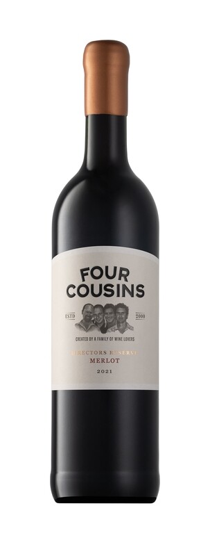 FOUR COUSINS DIRECTORS RESERVE MERLOT - 6 x 750ml