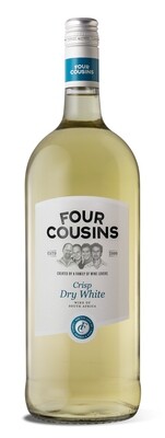 FOUR COUSINS DRY WHITE - 6 x 1.5L