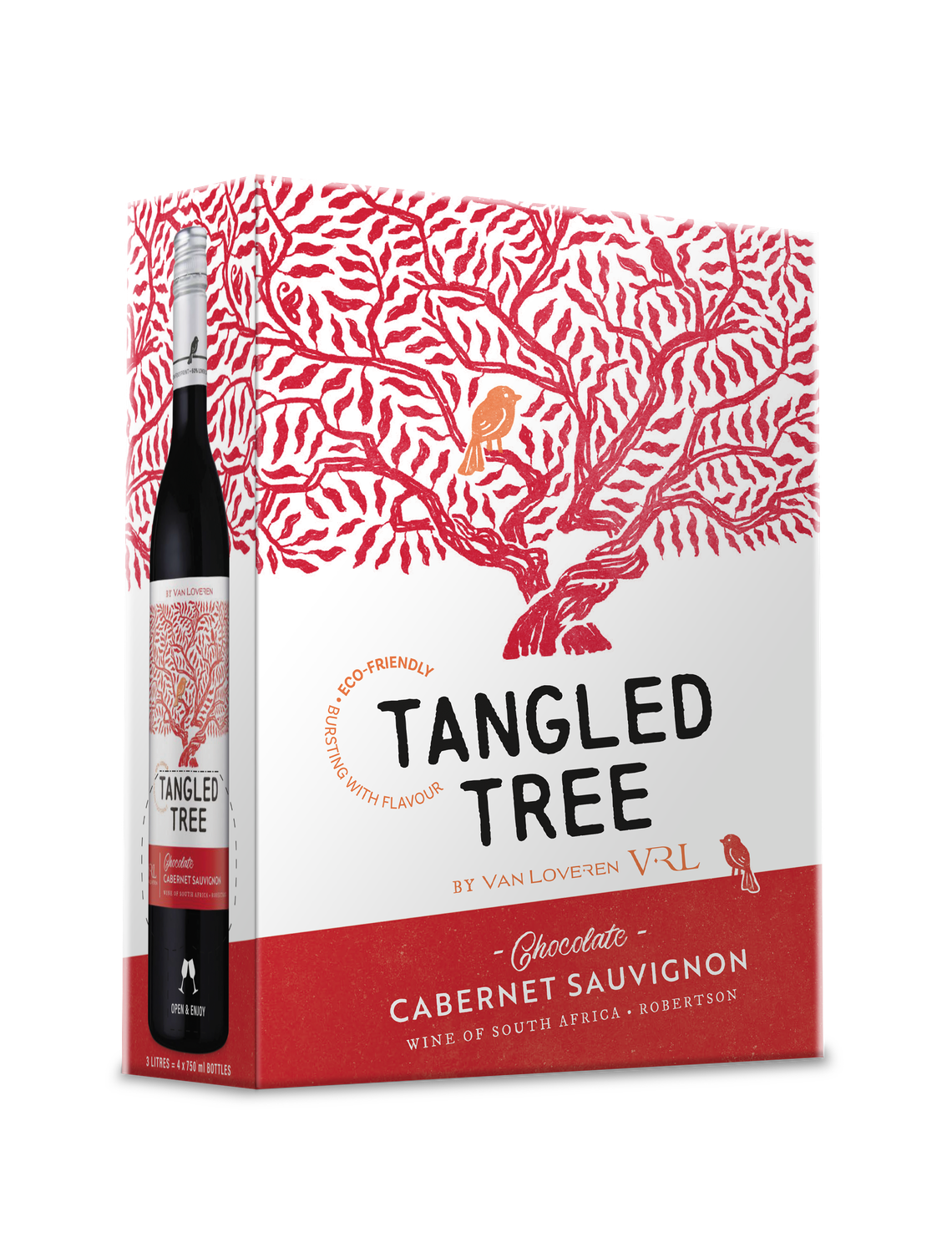 TANGLED TREE CHOCOLATE CABERNET SAUVIGNON - 4 x 3L