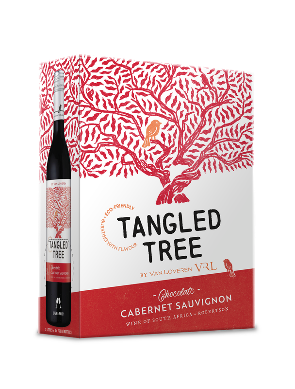 TANGLED TREE CHOCOLATE CABERNET SAUVIGNON - 4 x 3L TANGLED TREE CHOCOLATE CABERNET SAUVIGNON - 4 x 3L
