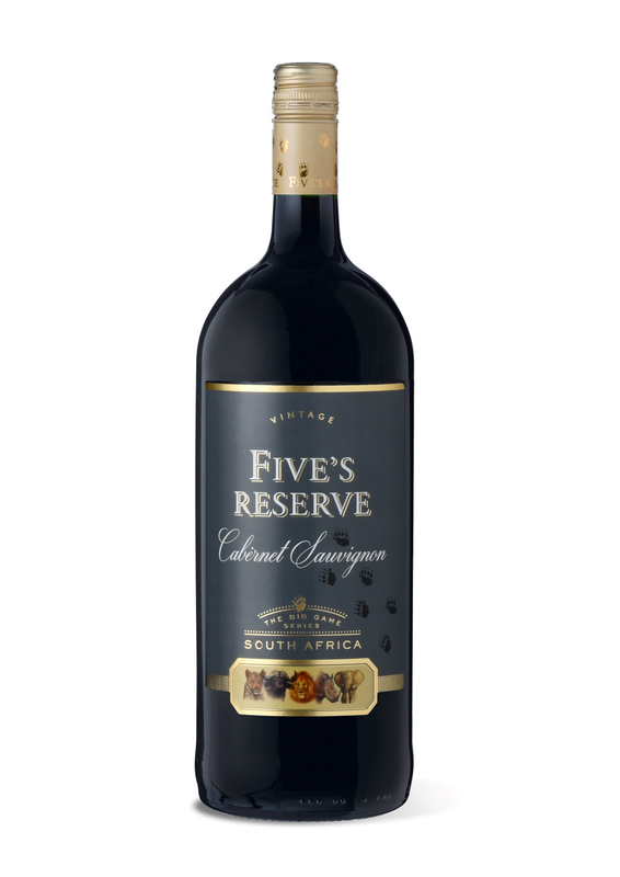 FIVE'S RESERVE CABERNET SAUVIGNON MAGNUM - 6 x 1500ml