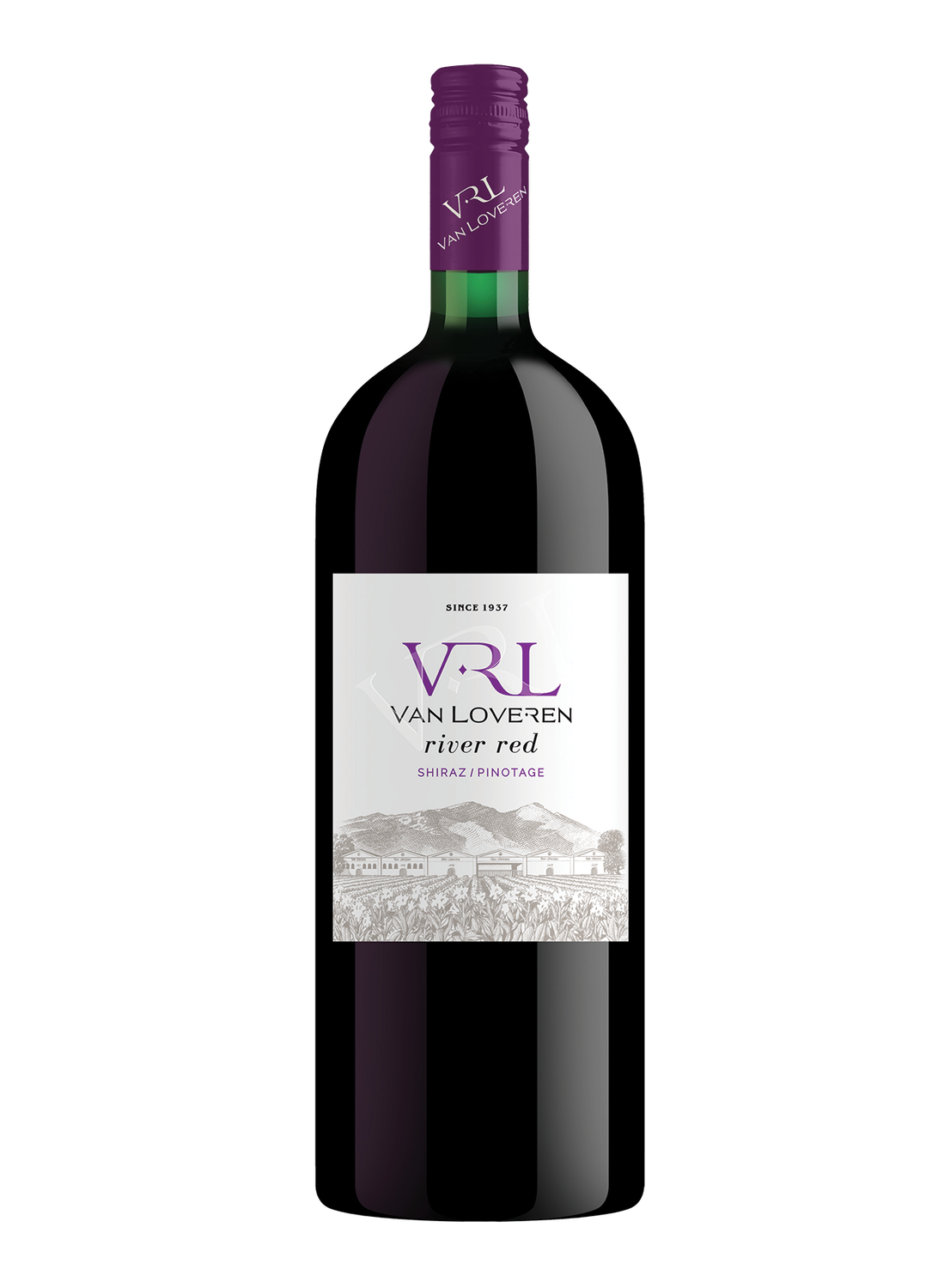 VAN LOVEREN RIVER RED SHIRAZ/PINOTAGE - 6 x 1.5L
