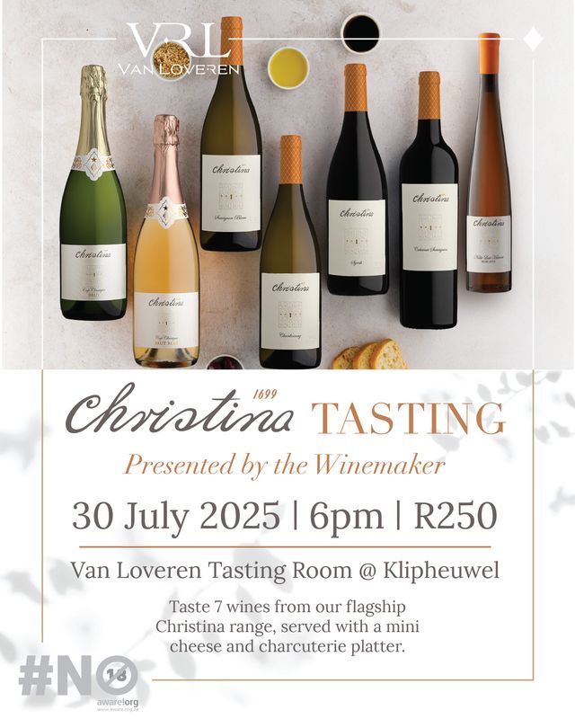 TASTING WITH THE WINEMAKER AT KLIPHEUWEL - 30 JULY 2025