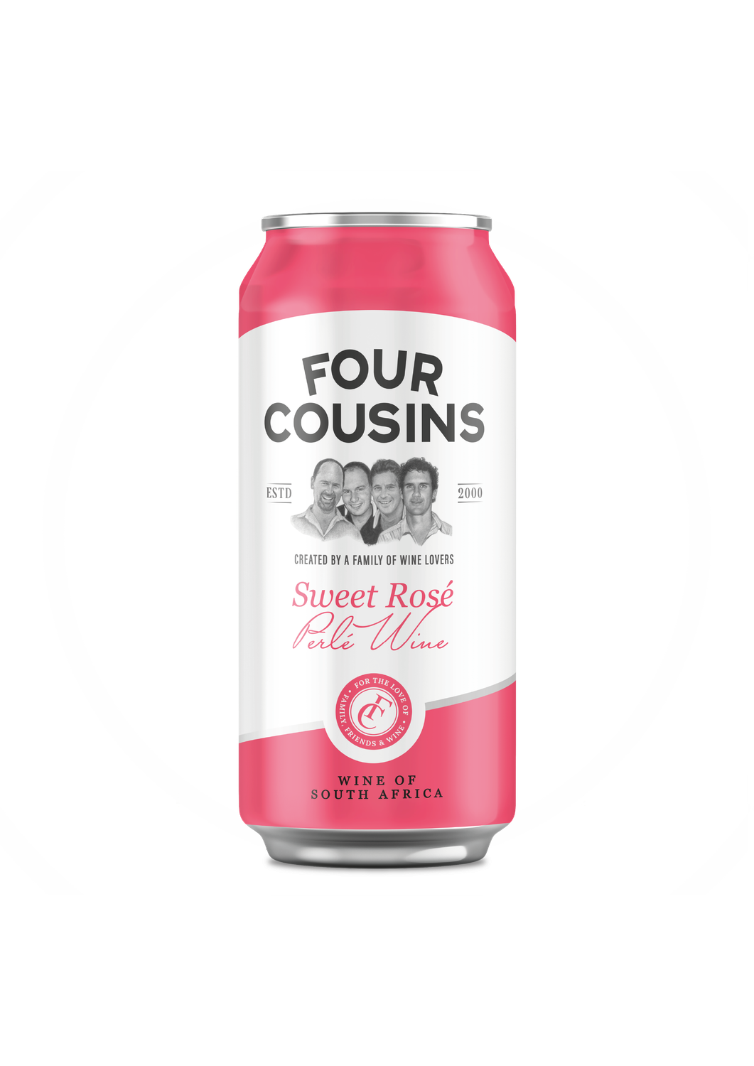 FOUR COUSINS SWEET ROSE PERLE CAN -  24 x 440ml